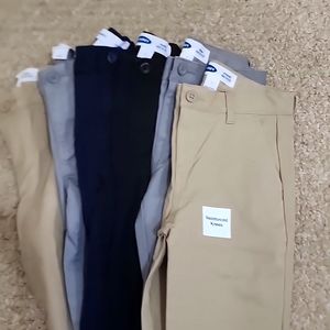 Boys Bundle Uniform Pants Size 7 - Old Navy
